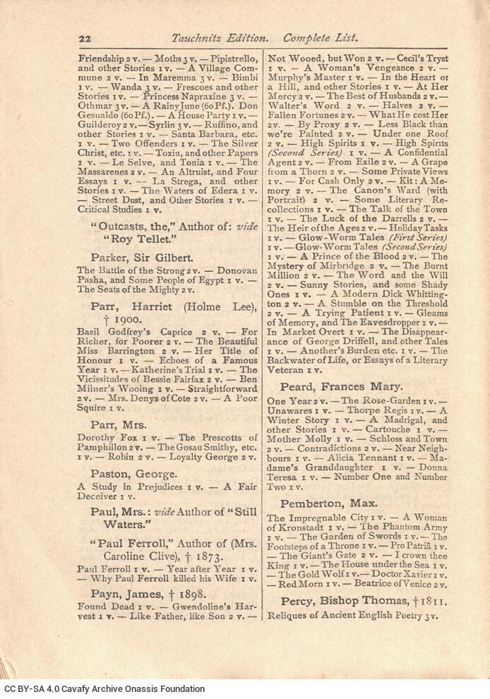 12 x 16 cm; 288 p. + 32 appendix p., price of the book “1.60 M” on the spine of the book. C. P. Cavafy’s handwritten si